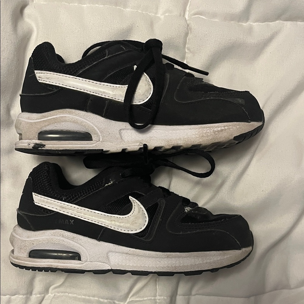 Nike Kids Black and White Air Max Sneakers